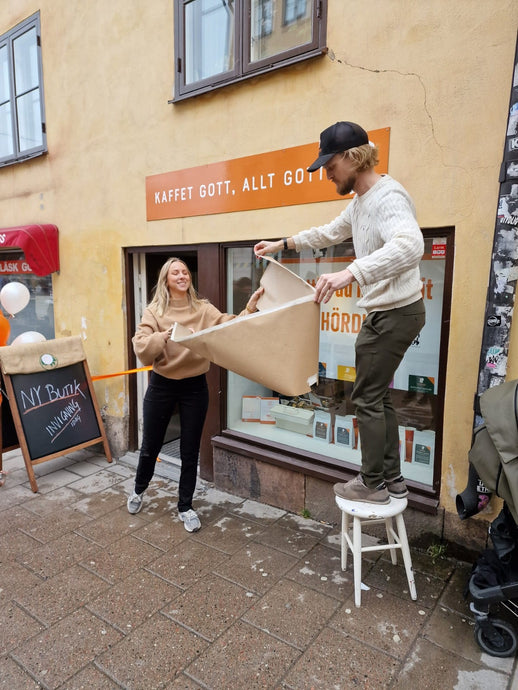 Kaffemissionärens första butik är invigd!